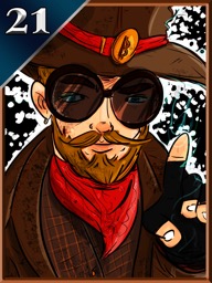 Curio Card 21 The Wizard