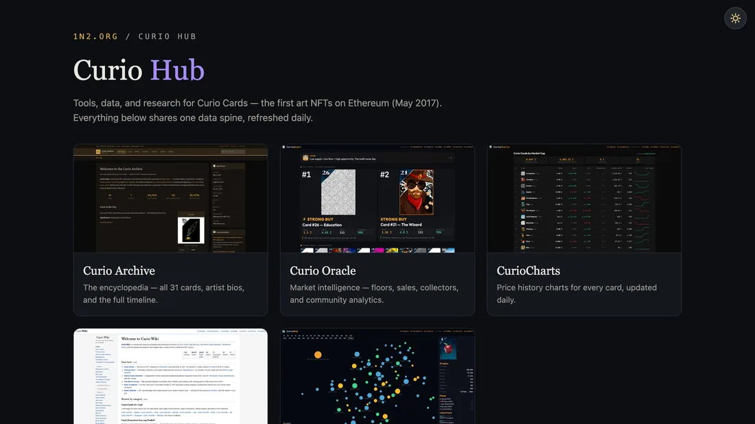 Curio Hub — tools for Curio Cards