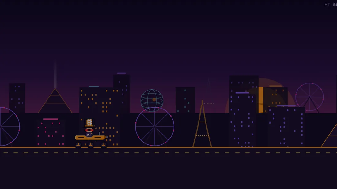 Mad Patrol X — a buggy firing across cypherpunk Vegas