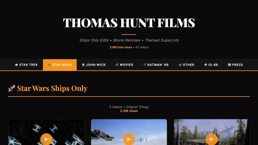THunt Films — themed supercuts