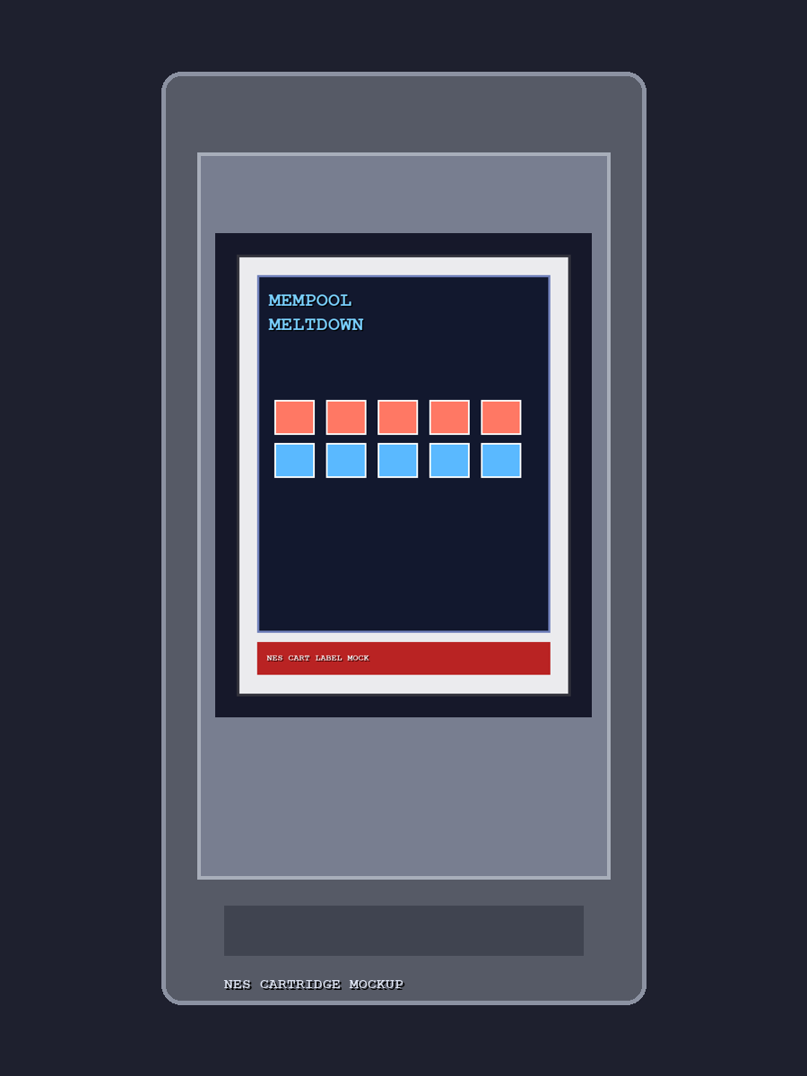 Mempool Meltdown cartridge