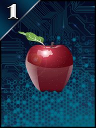 #1 Apples (Phneep) — the first card